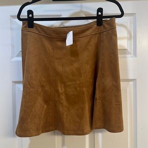Loft Faux Suede skirt